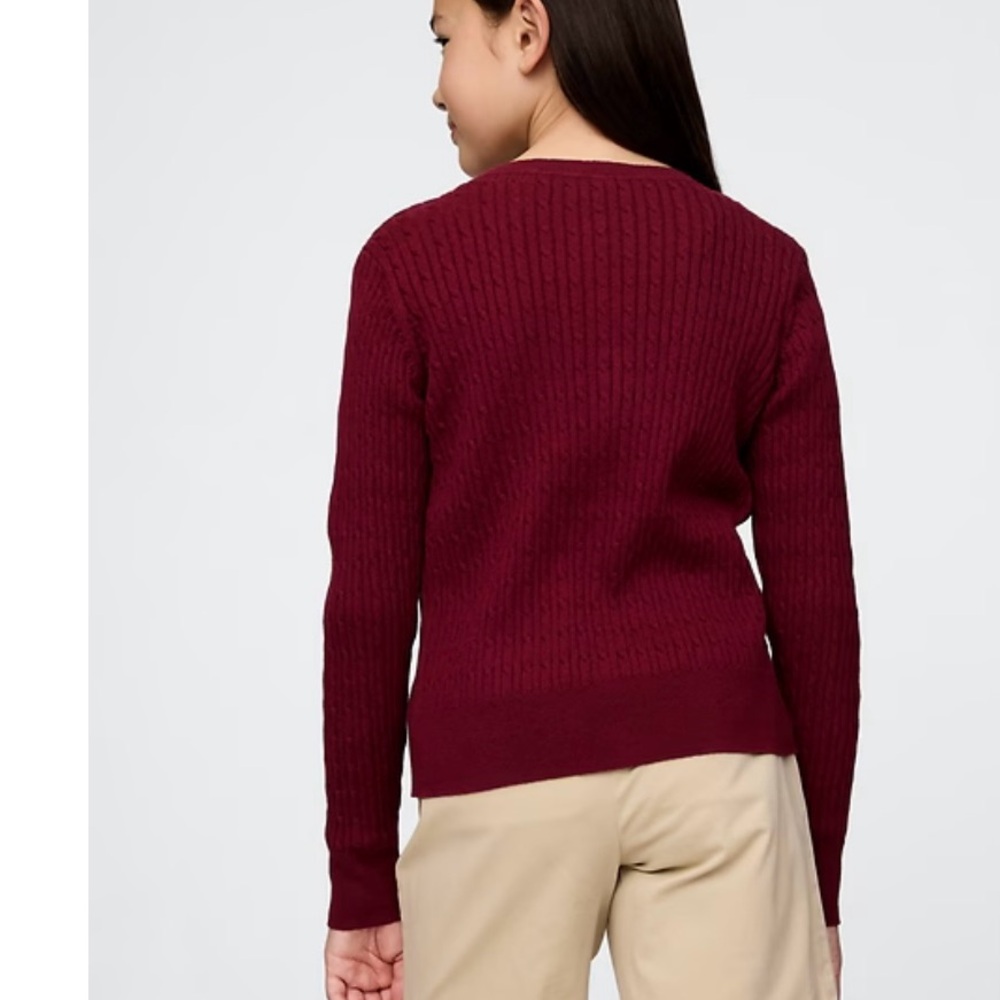 GAP Kids Burgundy School Cardigan - Picture 3 of 7